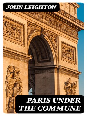 cover image of Paris under the Commune